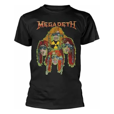 Megadeth Tričko Nuclear Glow Heads Black