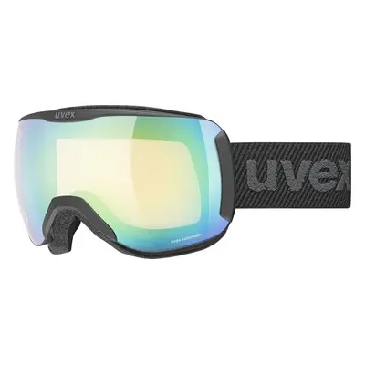 UVEX Downhill V Black Mat/Variomatic Mirror Green Lyžařské brýle