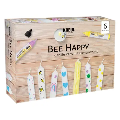 Kreul Candle Pen Bee Happy Set Fixy ks