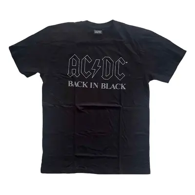 AC/DC Tričko Back In Black Unisex Black