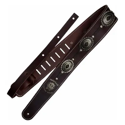 Richter Motörhead Concho Strap Kytarový pás Brown / Old Silver