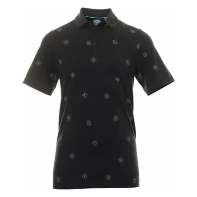 Callaway Mens Classic Foulard Print Caviar Polo košile