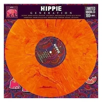 Various Artists - Hippie Generation (Limited Edition) (Orange Marbled Coloured) (LP)