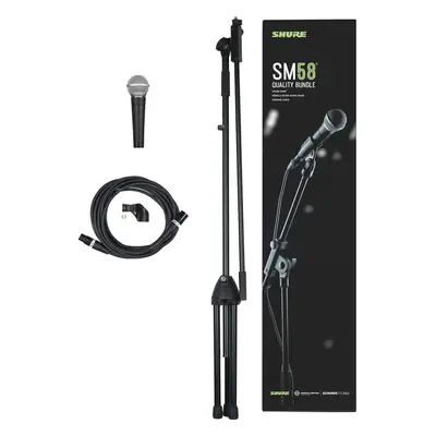 Shure SM58 Quality Bundle Vokální dynamický mikrofon