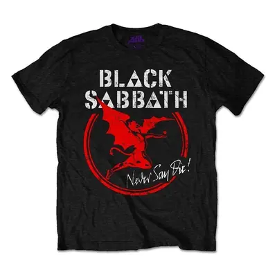 Black Sabbath Tričko Archangel Never Say Die Unisex Black