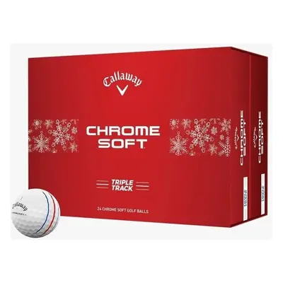 Callaway Chrome Soft White Triple Track Golfové míčky