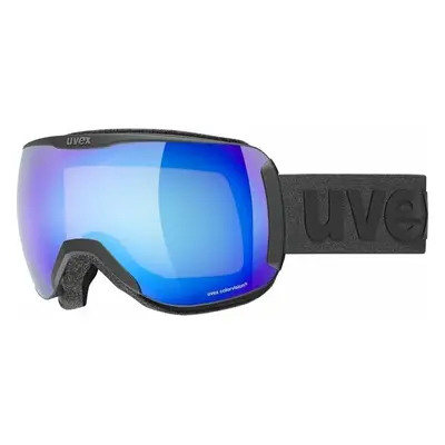 UVEX Downhill CV Black Mat/Mirror Blue/CV Green Lyžařské brýle