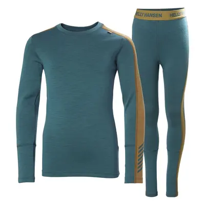 Helly Hansen JR Lifa Merino Midweight Set Dark Creek Technická spodní vrstva