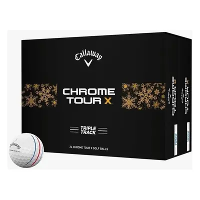 Callaway Chrome Tour X White Triple Track Golfové míčky