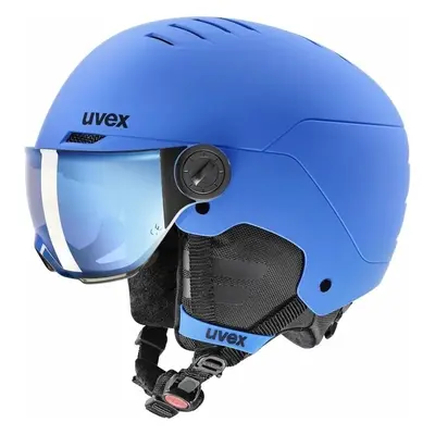 UVEX Rocket Junior Visor Blue Matt Lyžařská helma