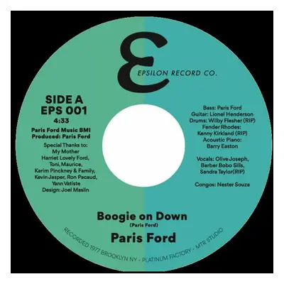 Paris Ford - Boogie Down / You Ask For It (Come & Freak With Me) (7" Vinyl)