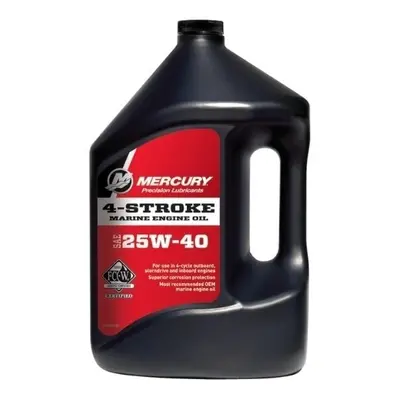 Mercury 4-Stroke Marine Engine Oil 25W-40 L Lodní motorový olej