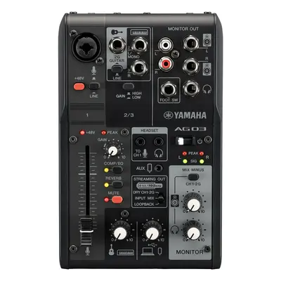 Yamaha AG03 MK2 BK Analogový mixpult