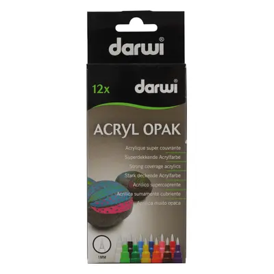 Darwi Acryl Opak Marker Set Sada akrylových fixů x ml