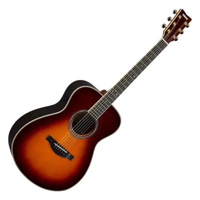 Yamaha LS-TA BS Brown Sunburst Elektroakustická kytara Jumbo