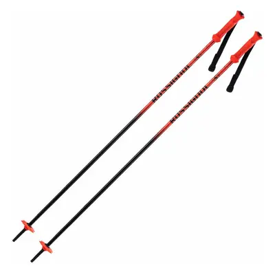 Rossignol Hero JR Black/Red cm Lyžařské hole