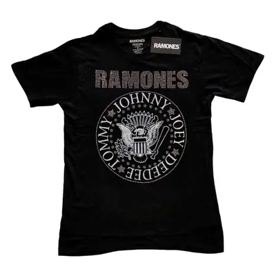 Ramones Tričko Presidential Seal Unisex Black