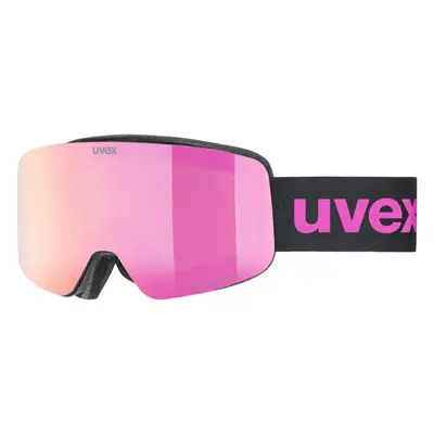 UVEX Pwdr FM Black Mat/Mirror Pink Lyžařské brýle