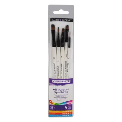 Daler Rowney Graduate Multi-Technique Brush Synthetic Sada štětců ks