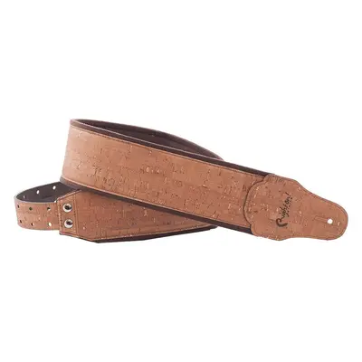 RightOnStraps B-Cork Kytarový pás Brown