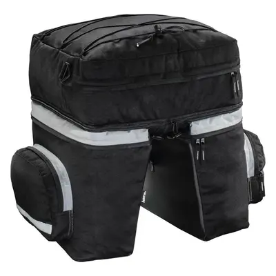 Hama Bicycle Pannier Parts Dvojitá cestovní brašna na kolo Black L