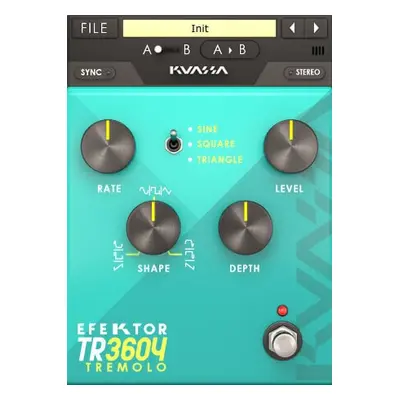 KUASSA Efektor TR3604 Tremolo (Digitální produkt)