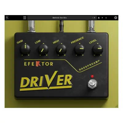 KUASSA Efektor Bass Driver Preamp (Digitální produkt)