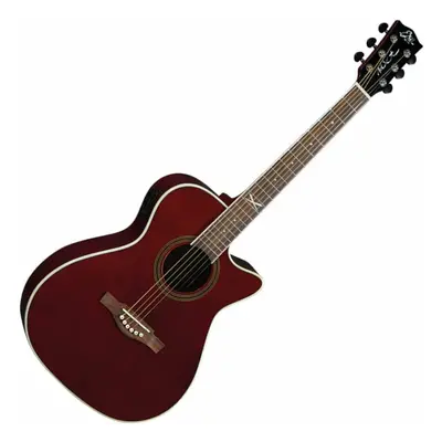 Eko guitars NXT A100ce Red Elektroakustická kytara Jumbo