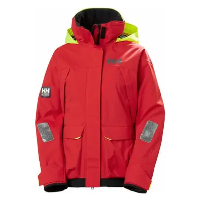 Helly Hansen Bunda Women's Pier 3.0 Coastal Sailing Jacket Alert Red