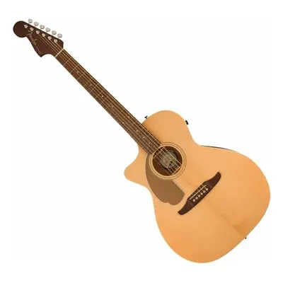 Fender Newporter Player LH Natural Elektroakustická kytara Jumbo