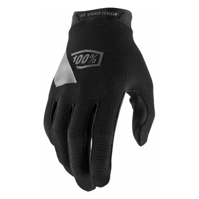 100% Ridecamp Gloves Black/Charcoal Cyklistické rukavice