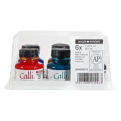 Daler Rowney Calli Sada kaligrafických tušů x 29,5 ml