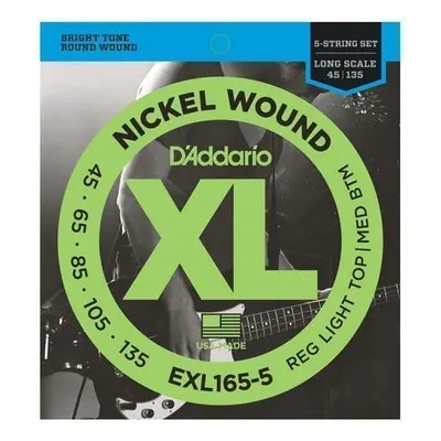 D'Addario EXL165-5 Struny pro 5-strunnou baskytaru