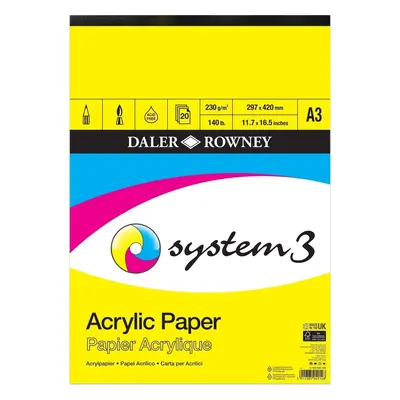 Daler Rowney System3 Acrylic Paper Skicář System3 g