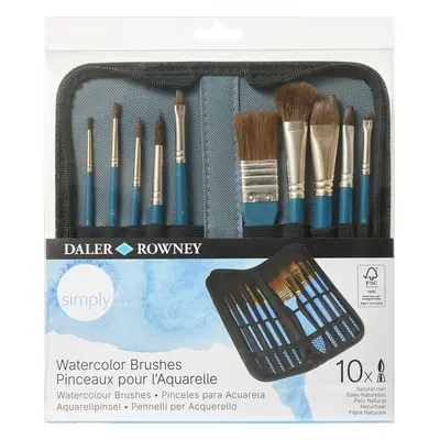 Daler Rowney Simply Watercolour Brush Natural Sada štětců ks