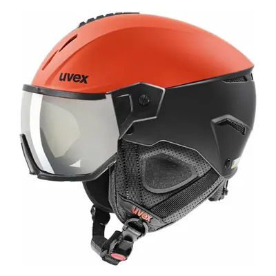 UVEX Instinct Visor Fierce Red/Black Mat Lyžařská helma