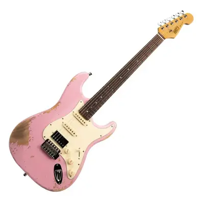 Henry's ST-1 Boa Pink Relic Elektrická kytara