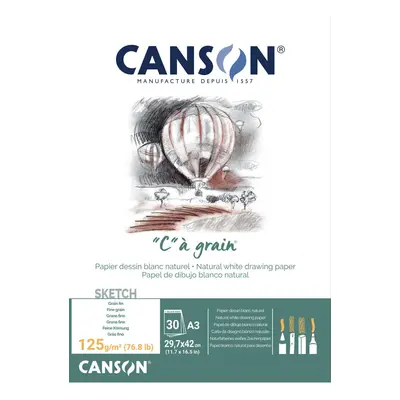 Canson Pad Càgrain Skicář g White