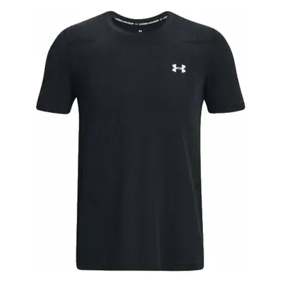 Under Armour Men's UA Seamless Grid Black/Mod Gray Fitness tričko