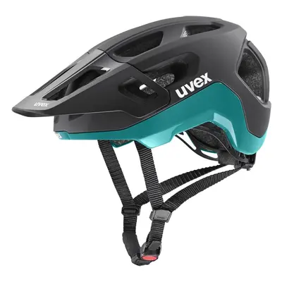 UVEX React Black/Teal Matt Cyklistická helma