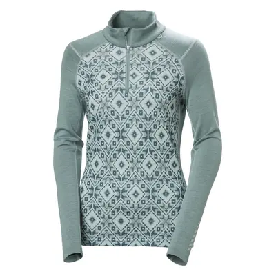 Helly Hansen Women's Lifa Merino Midweight Graphic 1/2 Zip Cactus Star Termoprádlo