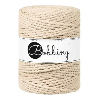 Bobbiny 3PLY Macrame Rope mm m Warm Beige Šňůra