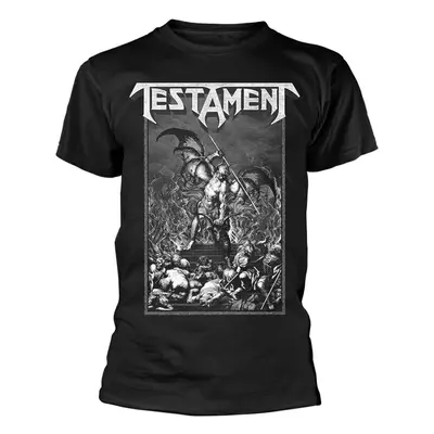 Testament Tričko Pitchfork Horns Unisex Black