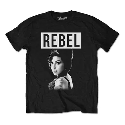 Amy Winehouse Tričko Rebel Unisex Black