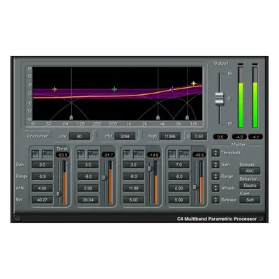 Waves C4 Multiband Compressor (Digitální produkt)