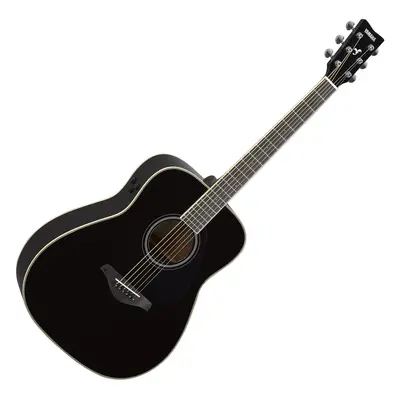 Yamaha FG-TA Black Elektroakustická kytara Dreadnought