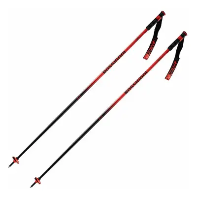 Rossignol Hero SL Ski Poles Black/Red cm Lyžařské hole