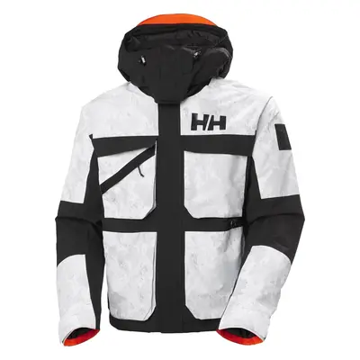 Helly Hansen ULLR D Heritage Shorts Grey Fog Snow Camo Lyžařská bunda