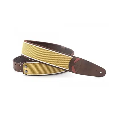 RightOnStraps Mojo Kytarový pás Tweed Brown