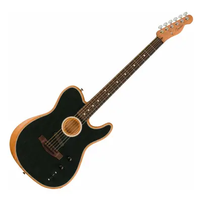 Fender Player Series Acoustasonic Telecaster Brushed Black Elektroakustická kytara